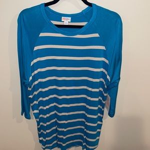 Lularoe Randy baseball t top size XL